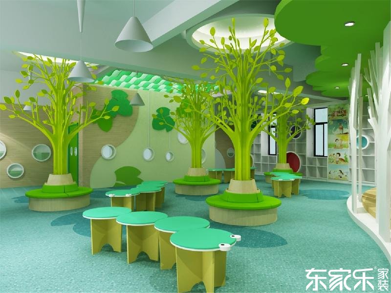  要想幼兒園裝修的像童話王國，長沙裝修公司提醒色彩這樣搭配就對了！ 